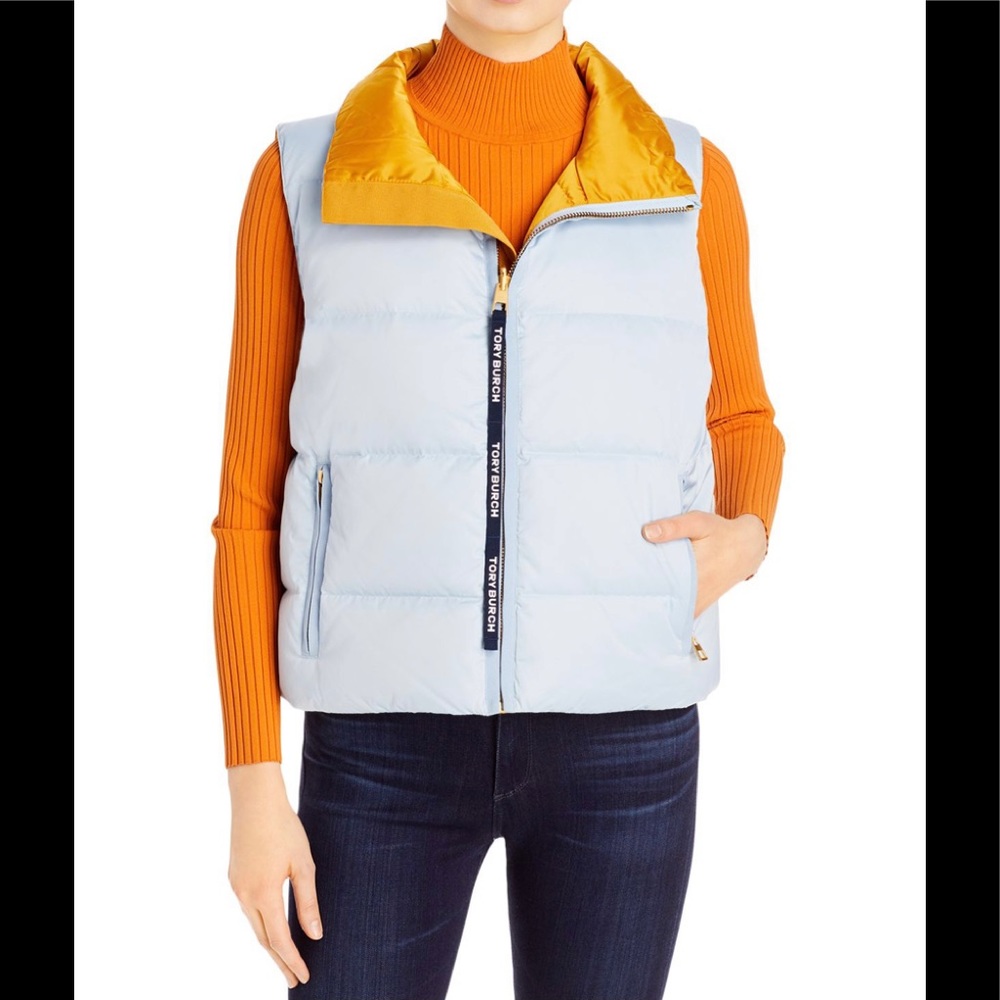 NWT TORY BURCH Reversible Down Puffer Vest